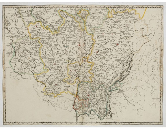 SANSON, N. -  [Les Deux Bourgognes, Duché et Comté, la Bresse & la Souveraineté de Dombes, le Nivernois, &c.].?